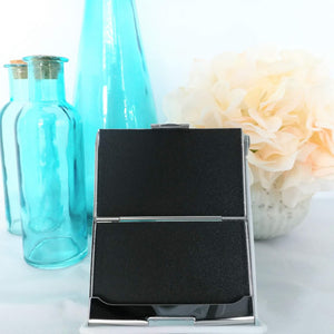 d12~~~~Business Card Holder.  Stainless Steel.  Magical.